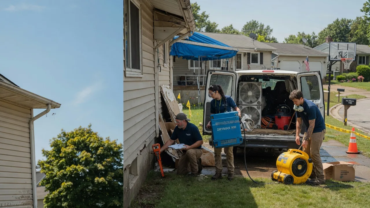Ceiling Leak Cleanup in Chandlersville, OH near me